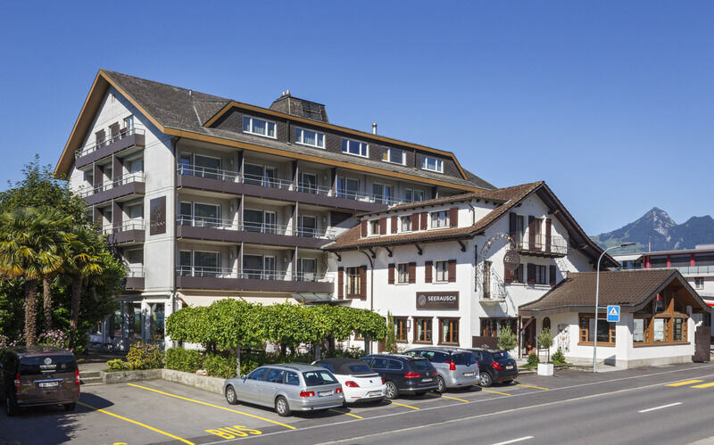 Seehotel Sternen Beckenried Exterior foto
